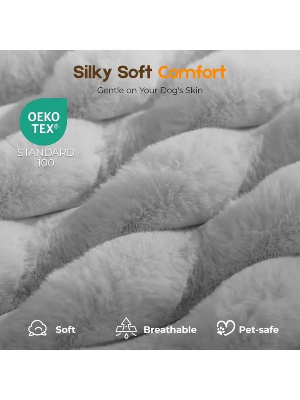 Cozy Waterproof Orthopedic Dog Bed for Large Dogs, Non-Slip, Washable Cover